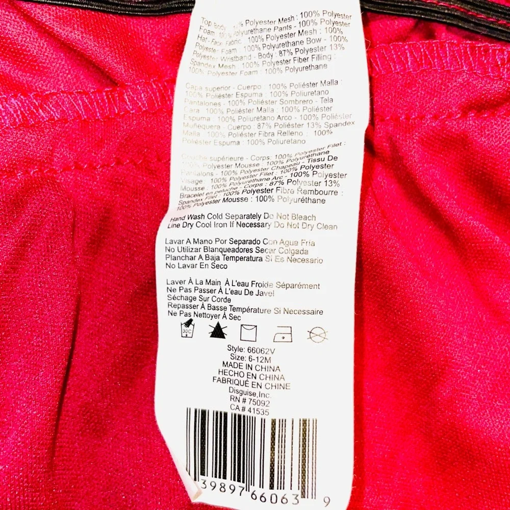 Disney Peter Pan Captain Hook Classic Pirate Infant Costume 6-12 M
NO HOOK -HAT - Picture 8 of 10